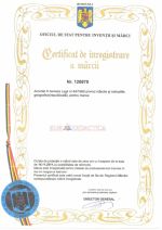 Certificat de inregistrare a marcii